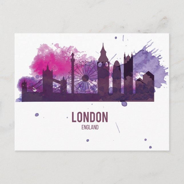 Wellcoda London Capital City UK England Postcard (Front)