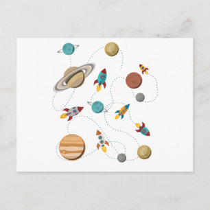 Wellcoda Meet You In Galaxy Mad Planet Postcard
