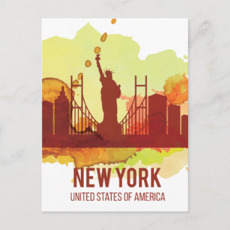 Wellcoda New York City NYC USA Liberty Postcard