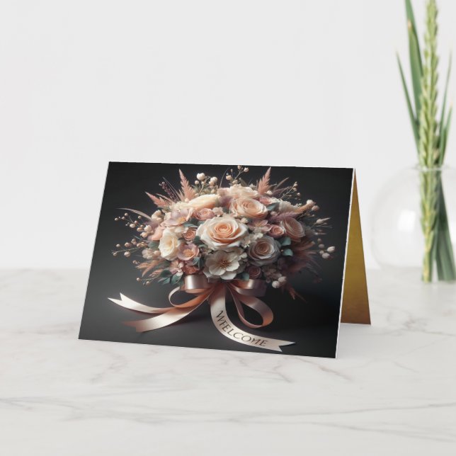 Wellcom Folded Invitation Card (Front)