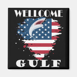 Wellcome Gulf Of United States Of America Magnet