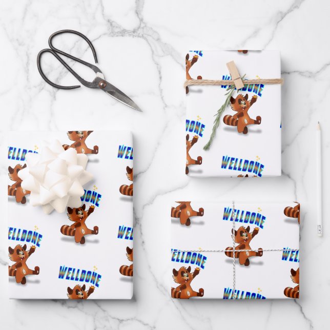 Welldone Wrapping Paper Sheet (Front)