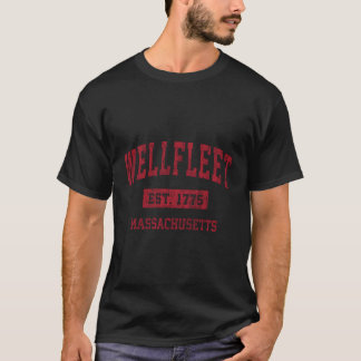 Wellfleet Massachusetts Ma Sports Red T-Shirt