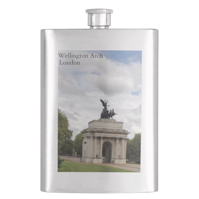 Wellington Arch London Flask (Front)