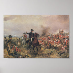 Wellington at Waterloo Poster