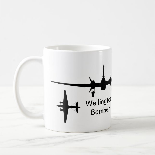 Wellington Bomber, Silhouette Mug (Left)