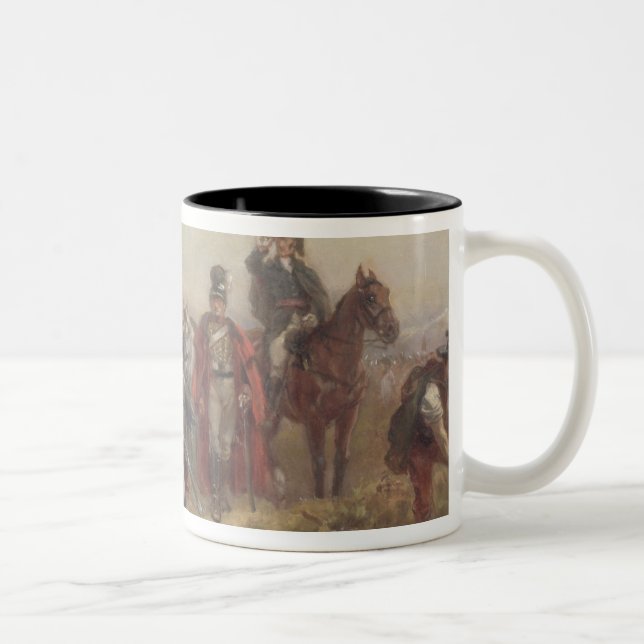 Wellington in Spain (oil on panel) (pair of 124470 Two-Tone Coffee Mug (Right)