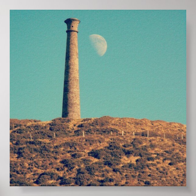 Wellington monument in Aberystwyth Poster (Front)