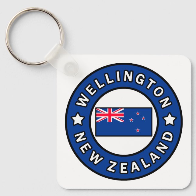 Wellington New Zealand Key Ring (Front)
