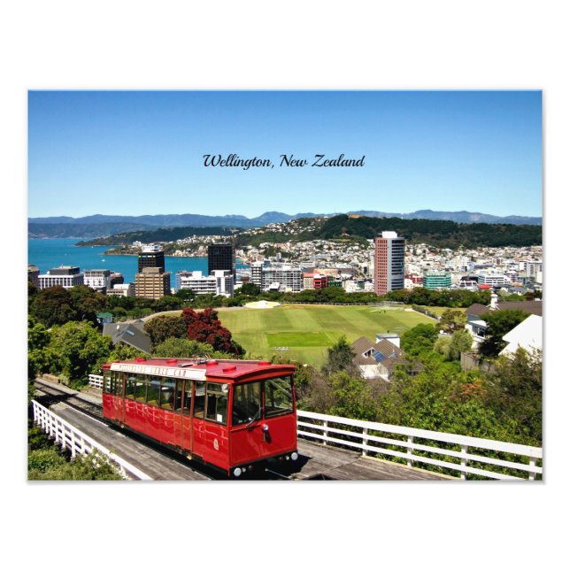 Wellington, New Zealand Photo Print (Front)