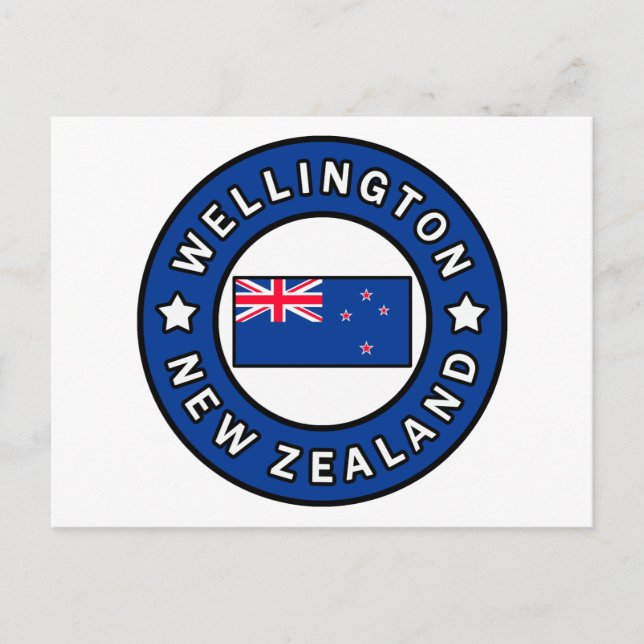 Wellington New Zealand Postcard (Front)