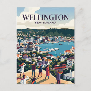Wellington New Zealand Postcard