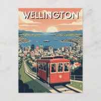Wellington New Zealand Postcard