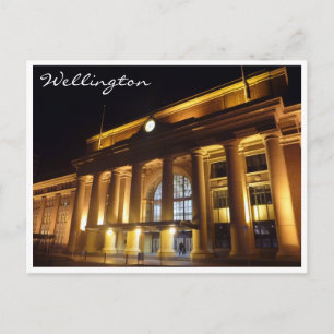 wellington railway postcard