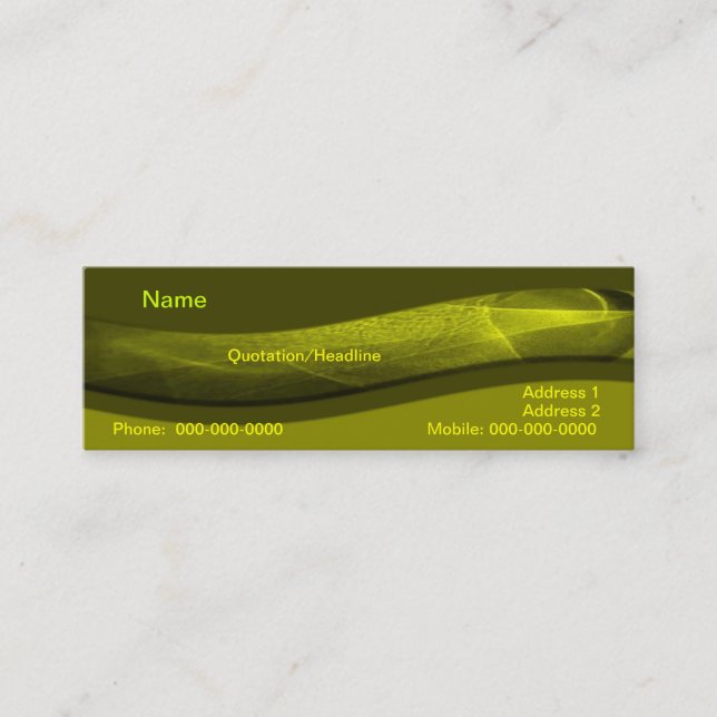Wellness Business Card (Front)