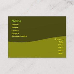 Wellness Business Card