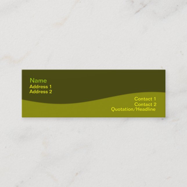 Wellness Business Card (Front)