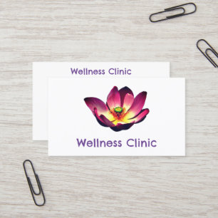 Wellness Clinic Pilates Yoga Stretching Studio  Business Card