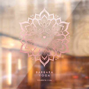 Wellness Coach Personal Trainer Pink Mandala