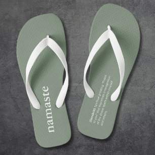 Wellness Simple Namaste Minimalist Yoga Teacher Thongs