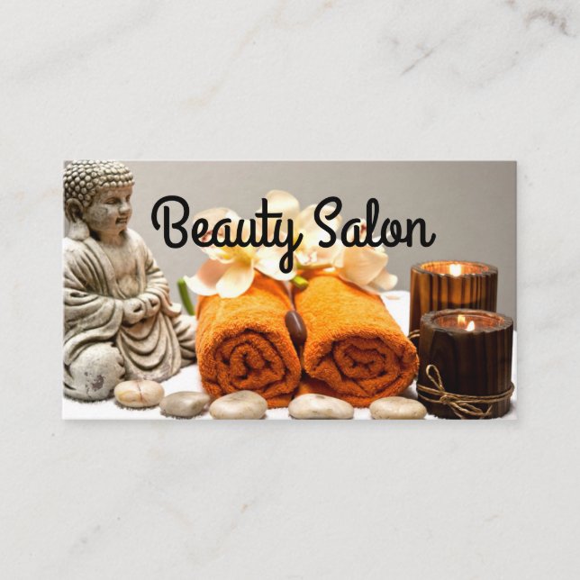 Wellness Spa Business Card (Front)