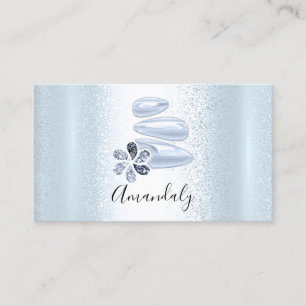 Wellness Spa Massage Therapy  Blue Reflexology Business Card