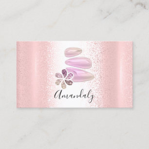 Wellness Spa Massage Therapy Reflexology Rose Business Card