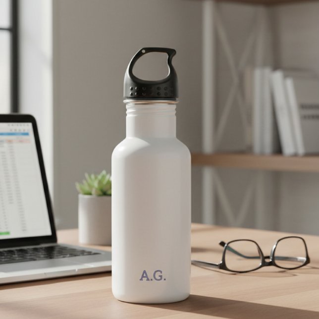 Wellness Waters Sports Bottle - Minimalist Optical (Creator Uploaded)