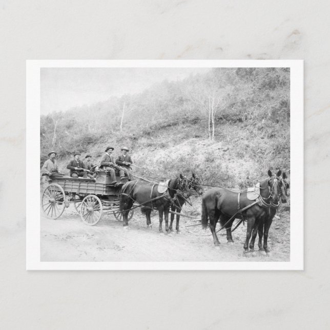 Wells Fargo Express Company Postcard (Front)