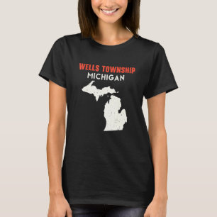 Wells township Michigan USA State America Travel M T-Shirt
