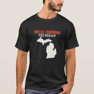 Wells township Michigan USA State America Travel M T-Shirt