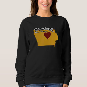 WELLSBURG IOWA IA USA Cute Souvenir Merch US City Sweatshirt