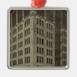 WellsFargo Bldg, Portland, Oregon Metal Ornament