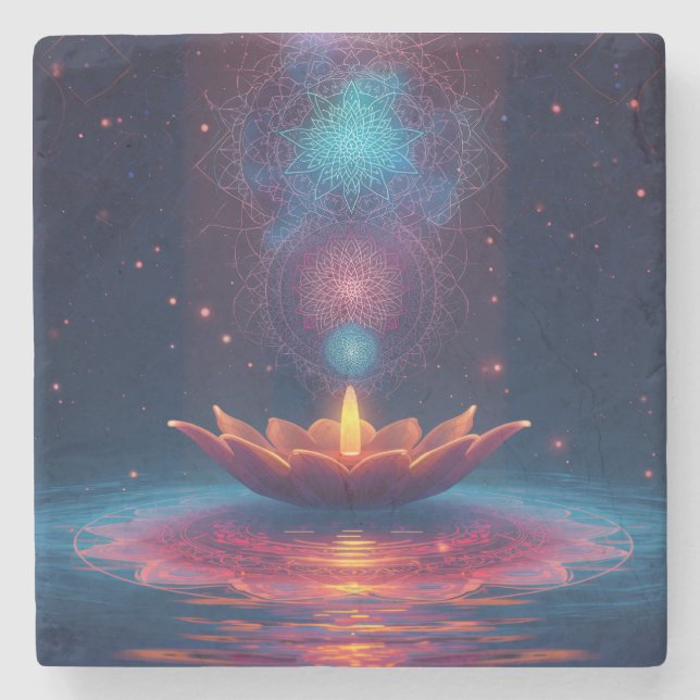 Welness  stone coaster (Front)