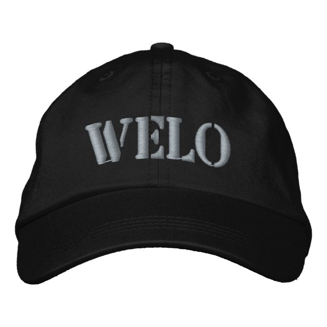 Welo. For the Mexican Grandpa we love. Embroidered Hat (Front)