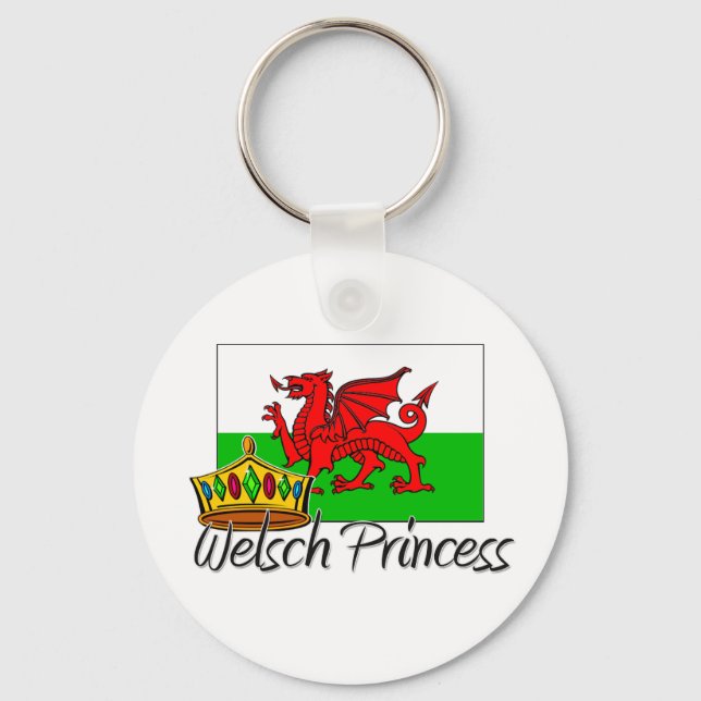 Welsch Princess Key Ring (Front)