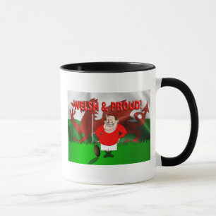 Welsh and Proud Rugby Mug