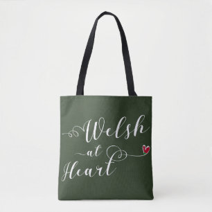 Welsh At Heart Grocery Bag, Wales Tote Bag