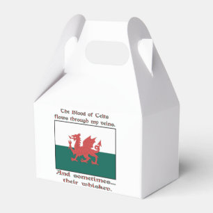 Welsh Blood of Celts Flows Veins Sometimes Whiskey Favour Box
