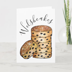 Welsh Cakes Welshcakes Bakestones UK British Food Card