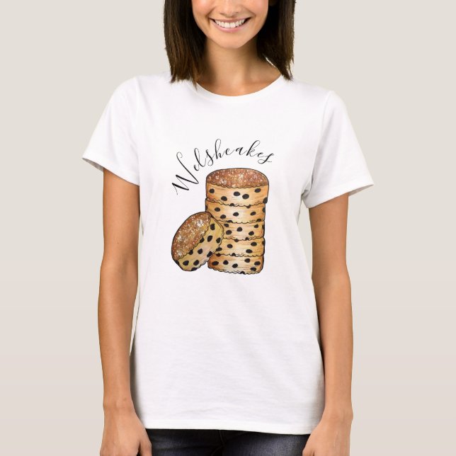 Welsh Cakes Welshcakes Bakestones UK British Food T-Shirt (Front)