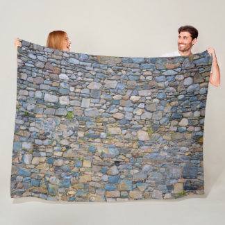 WELSH CASTLE WALL FLEECE BLANKET