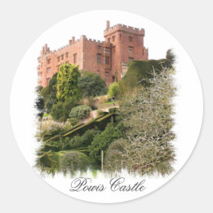 WELSH CASTLES CLASSIC ROUND STICKER