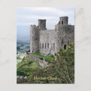 WELSH CASTLES POSTCARD