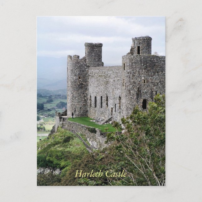 WELSH CASTLES POSTCARD (Front)