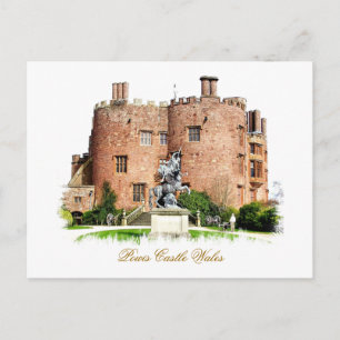 WELSH CASTLES POSTCARD
