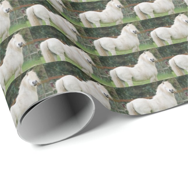 Welsh Cobb Pony Horse Wrapping Paper (Roll Corner)