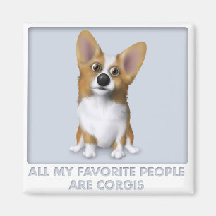 Welsh Corgi 1 Favourite Magnet