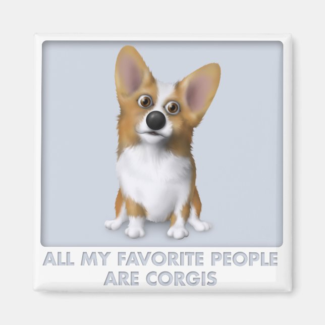 Welsh Corgi 1 Favourite Magnet (Front)