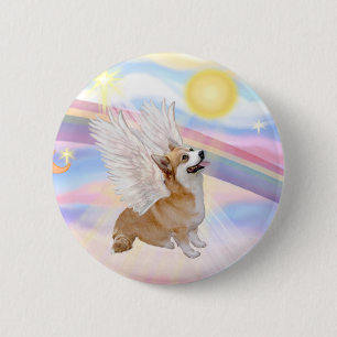 Welsh Corgi 6 Cm Round Badge